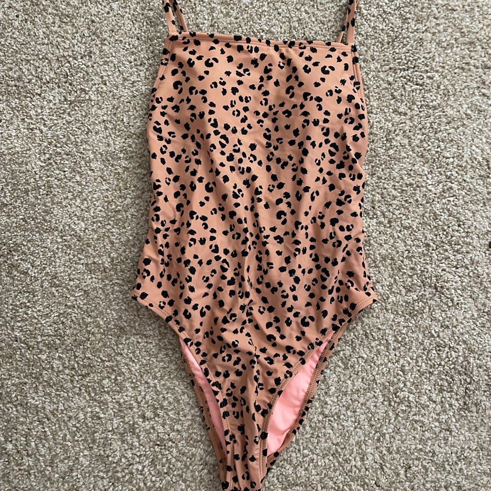 One piece leopard swim